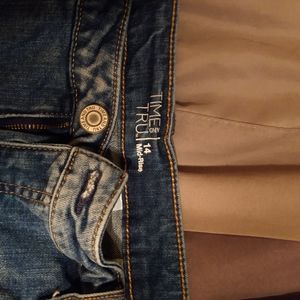 Time and tru mid-rise jeans